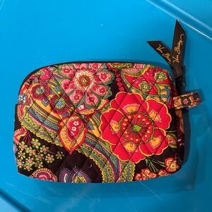 Vera Bradley Vibrant Floral Cosmetic Bag